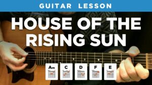 Discover a Simplified Guitar Version for "House of the Rising Sun" with Basic Chords