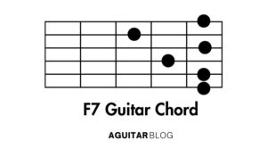 How to Play F7 guitar chord