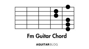 How to play the Fm guitar chord