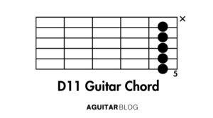 How to Play the D11 Guitar Chord