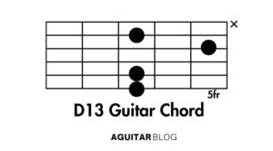 How to Play the D13 Guitar Chord