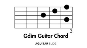 How to Play the Gdim Guitar Chord